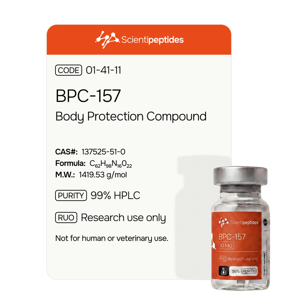 BPC 157 specification card