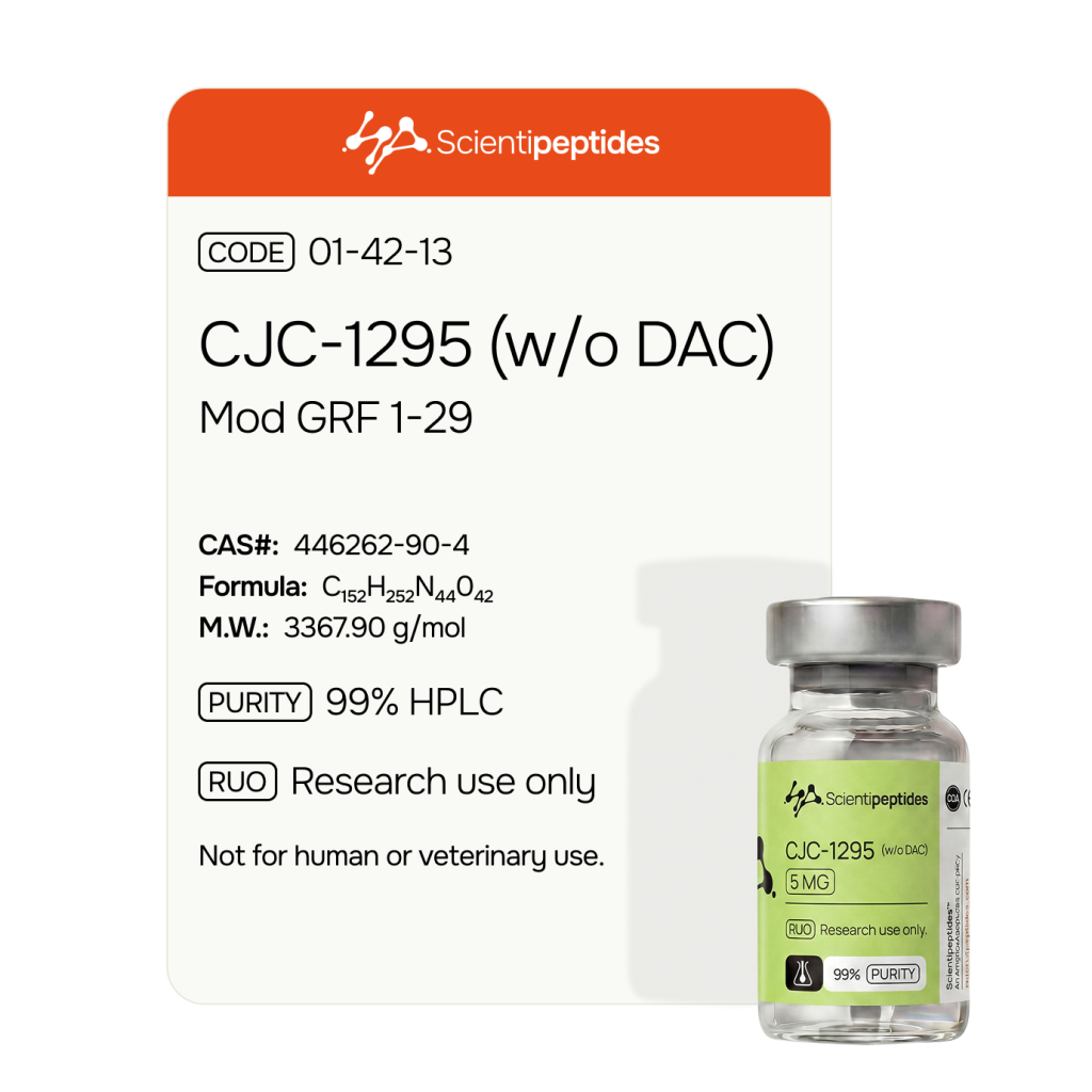 CJC-1295 w-o DAC specification card