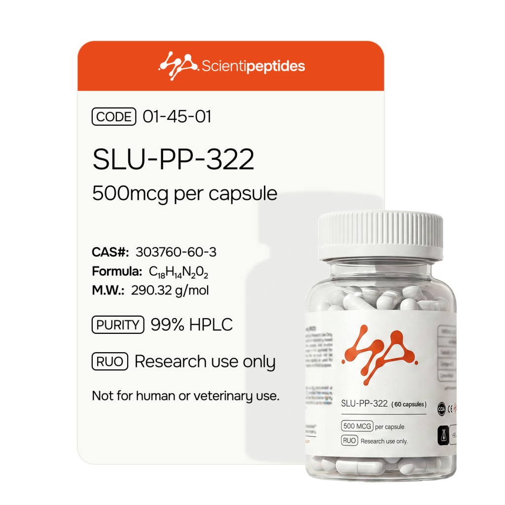 SLU-PP-322 500mcg specification card
